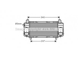 AVA QUALITY COOLING AI4357 tarpinis suslėgto oro aušintuvas, kompresorius 
 Variklis -> Oro tiekimas -> Įkrovos agregatas (turbo/superįkrova) -> Tarpinis suslėgto oro aušintuvas
8Z0145805F