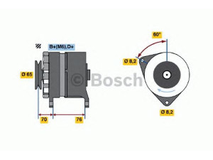 BOSCH 0 986 037 460 kintamosios srovės generatorius 
 Elektros įranga -> Kint. sr. generatorius/dalys -> Kintamosios srovės generatorius
1363495, 3515930, 3523044, 3523045