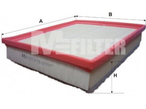 MFILTER K 725 oro filtras 
 Techninės priežiūros dalys -> Techninės priežiūros intervalai
16546-00QAD, 16546-00QAT, 4 405 238