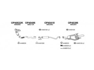 VENEPORTE 770061 išmetimo sistema 
 Išmetimo sistema -> Išmetimo sistema, visa