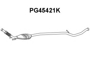 VENEPORTE PG45421K katalizatoriaus keitiklis 
 Išmetimo sistema -> Katalizatoriaus keitiklis
1705LA, 1705NQ, 1705QJ, 1705SK