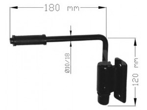 ALKAR 9403011 laikiklis, išorinis veidrodėlis