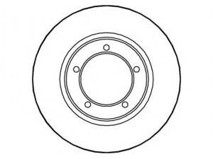 NATIONAL NBD281 stabdžių diskas 
 Stabdžių sistema -> Diskinis stabdys -> Stabdžių diskas
43512-87603, 43512-87607