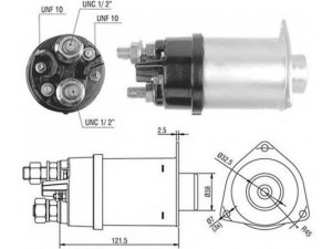 MAGNETI MARELLI 940113050519 solenoidinis jungiklis, starteris