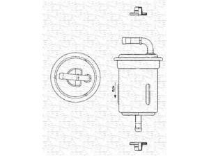 MAGNETI MARELLI 213908909000 kuro filtras 
 Techninės priežiūros dalys -> Papildomas remontas