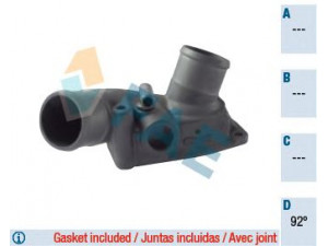 FAE 5323592 termostatas, aušinimo skystis 
 Aušinimo sistema -> Termostatas/tarpiklis -> Thermostat
1338017, 24447862