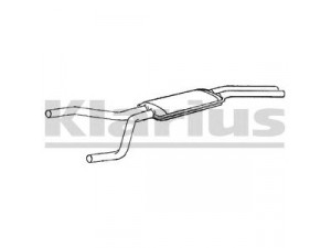 KLARIUS MZ65Q vidurinis duslintuvas 
 Išmetimo sistema -> Duslintuvas
1074901815