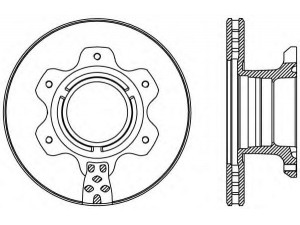OPEN PARTS BDA2426.20 stabdžių diskas 
 Stabdžių sistema -> Diskinis stabdys -> Stabdžių diskas
6684230512, A6684230512