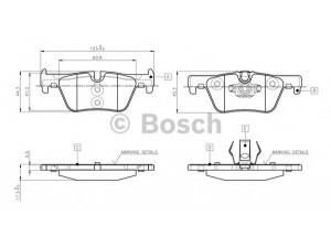 BOSCH 0 986 TB3 144 stabdžių trinkelių rinkinys, diskinis stabdys 
 Techninės priežiūros dalys -> Papildomas remontas
34 20 6 799 809, 34 21 6 850 569