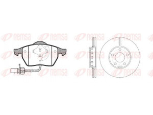 REMSA 8390.00 stabdžių rinkinys, diskiniai stabdžiai 
 Stabdžių sistema -> Diskinis stabdys -> Stabdžių remonto rinkinys
4A0615301C, 4B0698151, 4B0698151B
