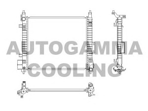 AUTOGAMMA 107518 radiatorius, variklio aušinimas
214103VS1A, 214103VS1B