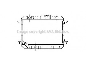 AVA QUALITY COOLING DN2145 radiatorius, variklio aušinimas 
 Aušinimo sistema -> Radiatorius/alyvos aušintuvas -> Radiatorius/dalys
2141001N00, 2141005N01
