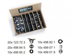 ERNST 460866 asortimentas, laikiklio išmetimo sistema