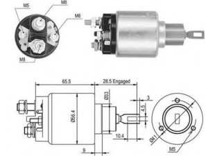 MAGNETI MARELLI 940113050048 solenoidinis jungiklis, starteris
12411711403