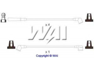 WAIglobal SL227 uždegimo laido komplektas