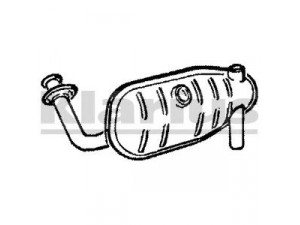 KLARIUS RN66D vidurinis duslintuvas 
 Išmetimo sistema -> Duslintuvas
7700588499, 7700672973, 7701366355