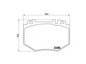 BREMBO P 50 048 stabdžių trinkelių rinkinys, diskinis stabdys 
 Techninės priežiūros dalys -> Papildomas remontas
0034203320, 0034206120, 0044200620