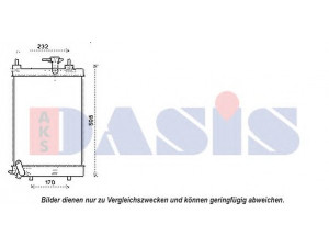 AKS DASIS 360033N radiatorius, variklio aušinimas 
 Aušinimo sistema -> Radiatorius/alyvos aušintuvas -> Radiatorius/dalys
16400B2190