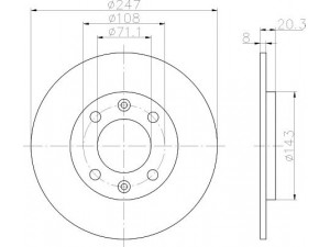 HELLA PAGID 8DD 355 101-811 stabdžių diskas 
 Stabdžių sistema -> Diskinis stabdys -> Stabdžių diskas
4246H0, E169253, 424699, 4246H0
