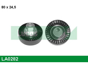 LUCAS ENGINE DRIVE LA0282 kreipiantysis skriemulys, V formos rumbuotas diržas 
 Diržinė pavara -> V formos rumbuotas diržas/komplektas -> Laisvasis/kreipiamasis skriemulys
11281726181, 11281730349, 11281730571