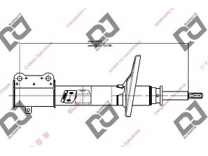 DJ PARTS DS1012GS amortizatorius 
 Pakaba -> Amortizatorius
4853012180, 4853012200, 4853012201