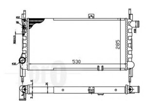LORO 037-017-0068 radiatorius, variklio aušinimas 
 Aušinimo sistema -> Radiatorius/alyvos aušintuvas -> Radiatorius/dalys
1302026, 1302074, 90444154, 1302026