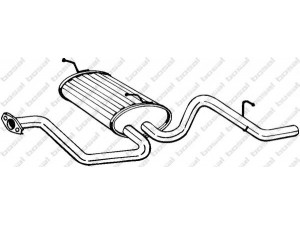 BOSAL 281-385 galinis duslintuvas 
 Išmetimo sistema -> Duslintuvas
96564101, 96603788
