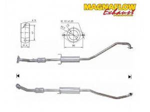 MAGNAFLOW 78026 katalizatoriaus keitiklis 
 Išmetimo sistema -> Katalizatoriaus keitiklis
174100D200