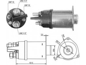 MAGNETI MARELLI 940113050425 solenoidinis jungiklis, starteris