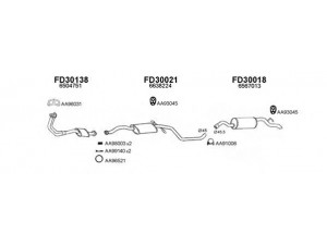 VENEPORTE 300012 išmetimo sistema 
 Išmetimo sistema -> Išmetimo sistema, visa