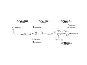 VENEPORTE 400040 išmetimo sistema