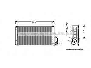 AVA QUALITY COOLING RT6226 šilumokaitis, salono šildymas 
 Šildymas / vėdinimas -> Šilumokaitis
2711500QAC, 4501165, 7701205584