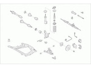 LEMFÖRDER RENAU-MEGAN-FL001 vairavimo mechanizmas; rato pakaba 
 Ašies montavimas/vairavimo mechanizmas/ratai -> Prekių paieška pagal schemą