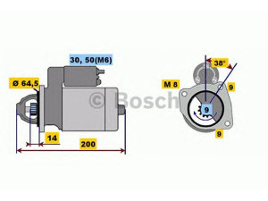 BOSCH 0 001 116 005 starteris