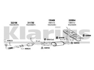 KLARIUS 931233E išmetimo sistema