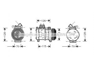 AVA QUALITY COOLING BWAK229 kompresorius, oro kondicionierius 
 Oro kondicionavimas -> Kompresorius/dalys
64528390741, 8390741