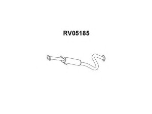 VENEPORTE RV05185 priekinis duslintuvas 
 Išmetimo sistema -> Duslintuvas
GEX33635, GEX43635, WCE103240