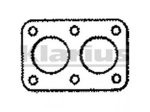 KLARIUS 410023 tarpiklis, išleidimo kolektorius
1104920280, 1104920380