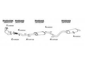 VENEPORTE 550626 išmetimo sistema 
 Išmetimo sistema -> Išmetimo sistema, visa