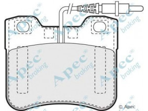 APEC braking PAD715 stabdžių trinkelių rinkinys, diskinis stabdys 
 Techninės priežiūros dalys -> Papildomas remontas
425090, 425164, 425284