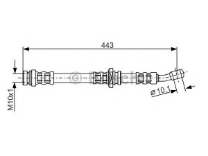 BOSCH 1 987 476 909 stabdžių žarnelė 
 Stabdžių sistema -> Stabdžių žarnelės
9204000, 51550 83E00, 51550 83E00 000