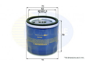COMLINE EOF060 alyvos filtras 
 Filtrai -> Alyvos filtras
5650305, 90510934, VOF28, VOF28