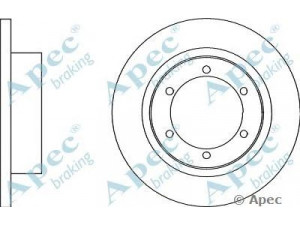 APEC braking DSK2885 stabdžių diskas
43206MB600