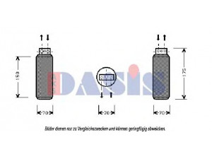 AKS DASIS 803060N džiovintuvas, oro kondicionierius 
 Oro kondicionavimas -> Džiovintuvas
1618074, 1618193, 52466909, 52484491