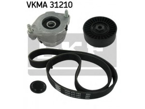 SKF VKMA 31210 V formos rumbuotas diržas, komplektas 
 Techninės priežiūros dalys -> Techninės priežiūros intervalai
028 145 278 A, 028 145 278 E, 037 260 849 C
