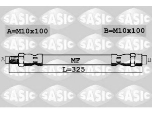SASIC 6606037 stabdžių žarnelė 
 Stabdžių sistema -> Stabdžių žarnelės
4144280035