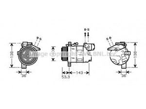 AVA QUALITY COOLING BWAK321 kompresorius, oro kondicionierius 
 Oro kondicionavimas -> Kompresorius/dalys
64509182795, 64526908660, 64526918751