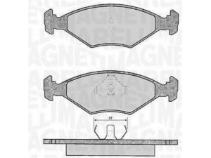 MAGNETI MARELLI 363916060807 stabdžių trinkelių rinkinys, diskinis stabdys 
 Techninės priežiūros dalys -> Papildomas remontas