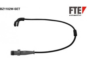 FTE BZ1102W-SET įspėjimo kontaktas, stabdžių trinkelių susidėvėjimas 
 Stabdžių sistema -> Susidėvėjimo indikatorius, stabdžių trinkelės
13139260, 6235648, 13 139 260