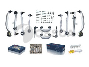 OSSCA 08889 pakabos komplektas 
 Ašies montavimas/vairavimo mechanizmas/ratai -> Valdymo svirtis/pasukamosios svirties sujungimas -> Vairo trauklės (valdymo svirtis, išilginis balansyras, diago
8D0 498 998 S1T